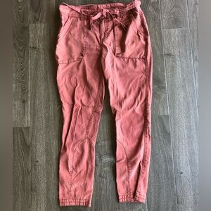 Free people burnt red-orange pants